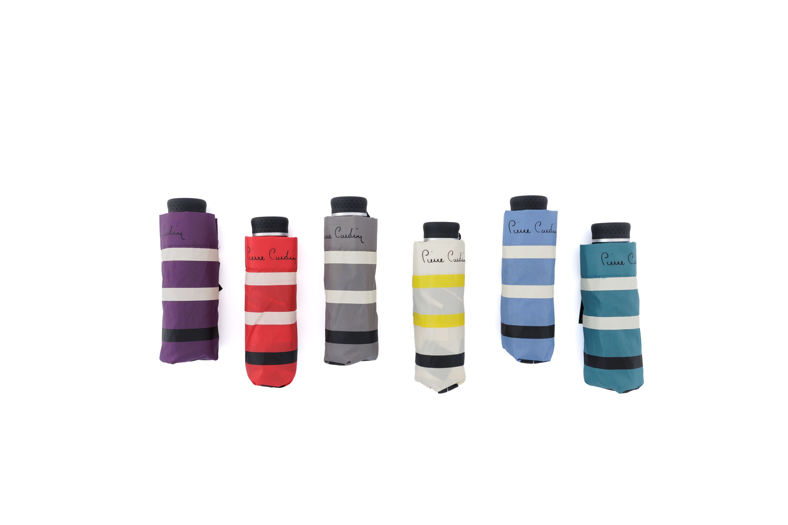 P.C – 7345 Ομπρέλα βροχής Pierre Cardin Micromini Απλή Αλουμινίου